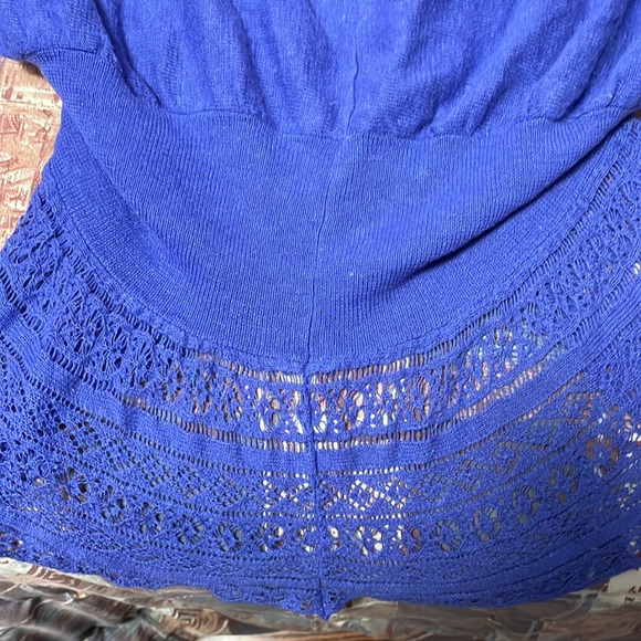 NWOT Massimo sweater vest size small. Purple/blue colour. - Picture 5 of 7